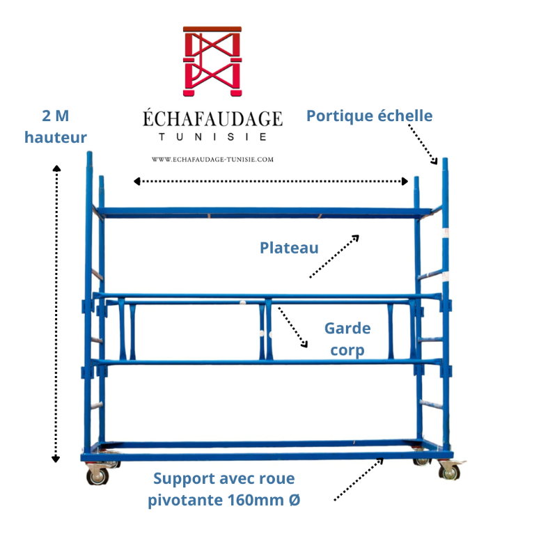 Échafaudage Roulant